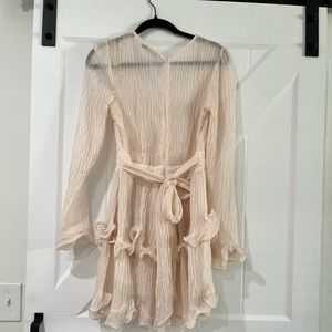 Pink Long Sleeve Babydoll dress!!